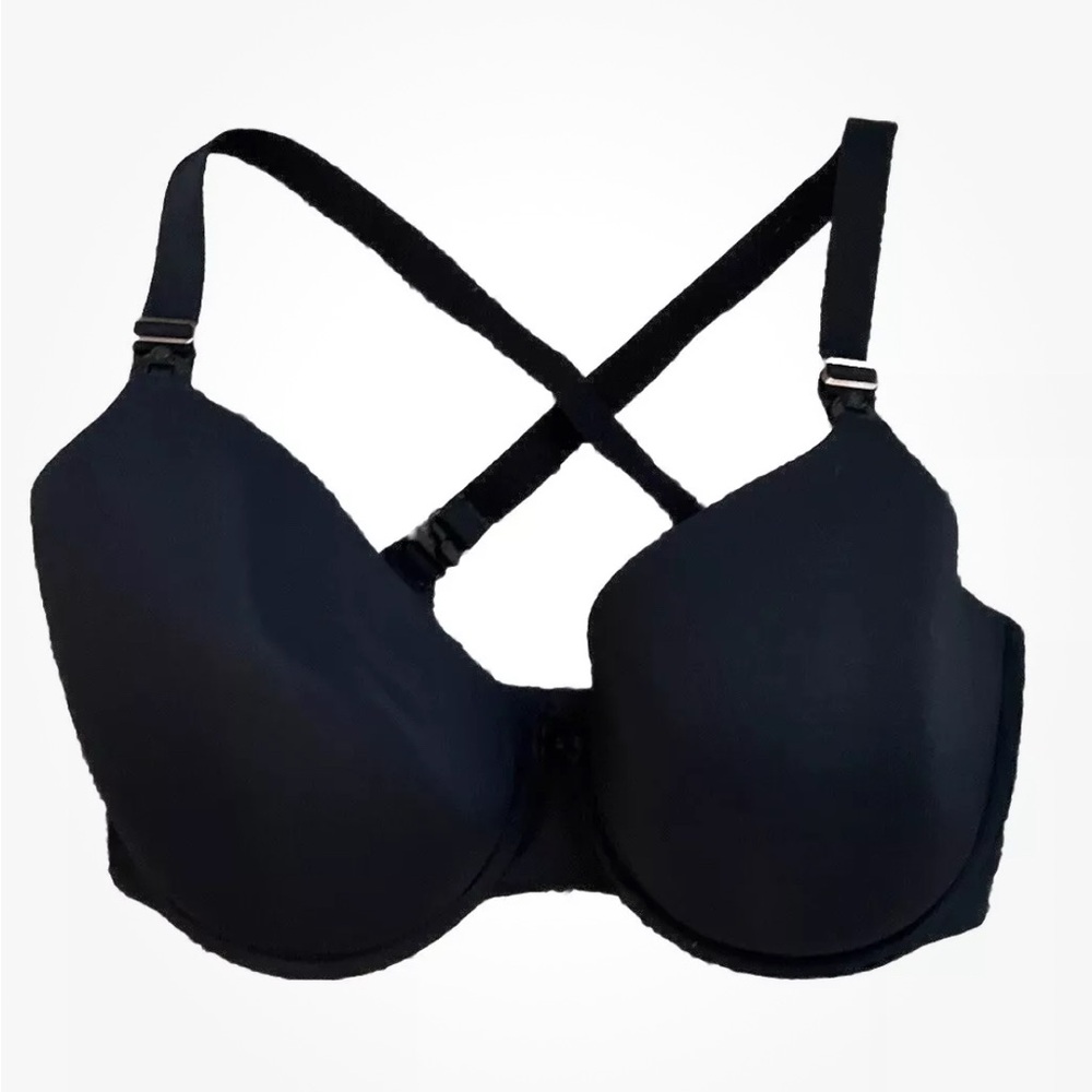 Nursing Bra Black 34H 34DDDDD Breastfeeding